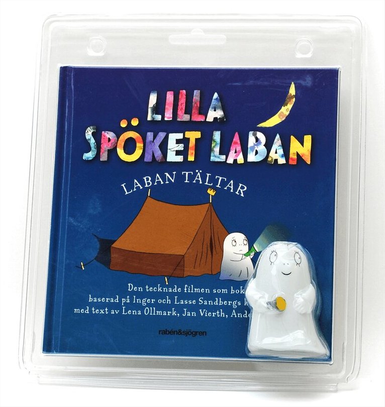Inger Sandberg, Lasse Sandberg - Lilla Spöket Laban. Laban tältar, Kartonnage