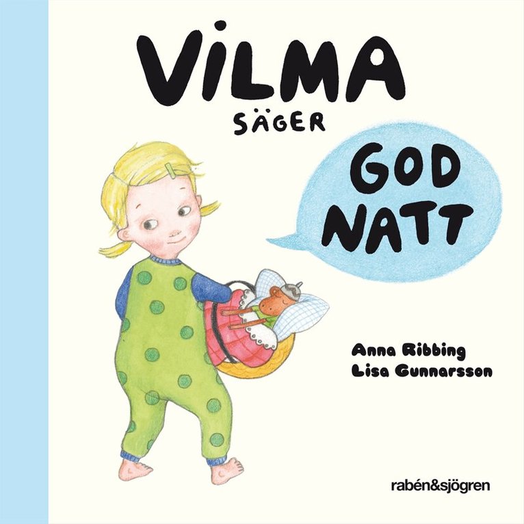 Anna Ribbing - Vilma säger godnatt, Kartonnage