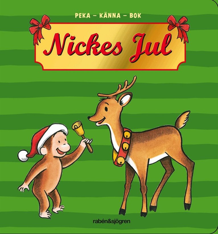 H. A. Rey - Nickes jul : peka-känna-bok, Kartonnage