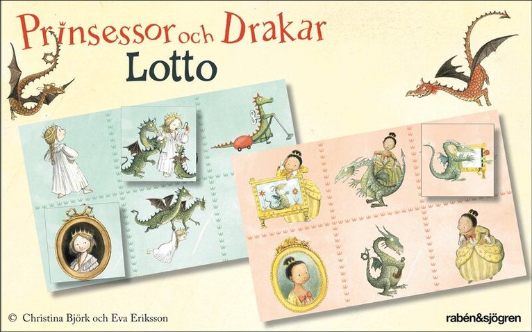 Christina Björk - Prinsessor och drakar - Lotto, Övrigt