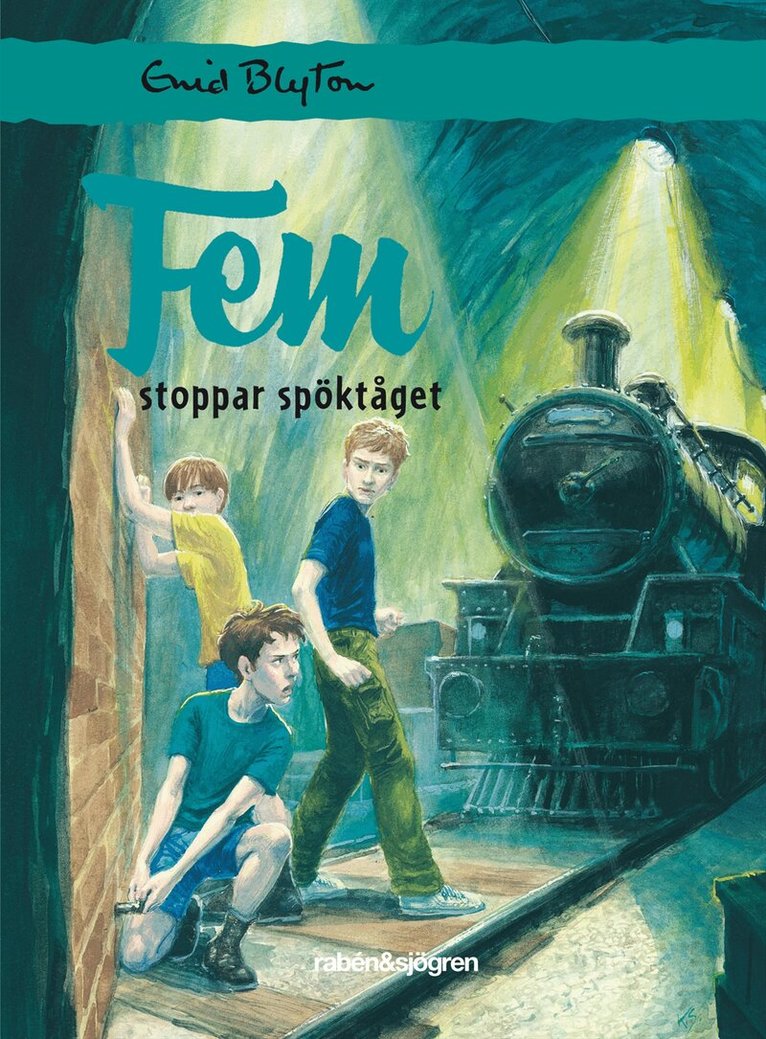 Enid Blyton - Fem stoppar spöktåget, Kartonnage