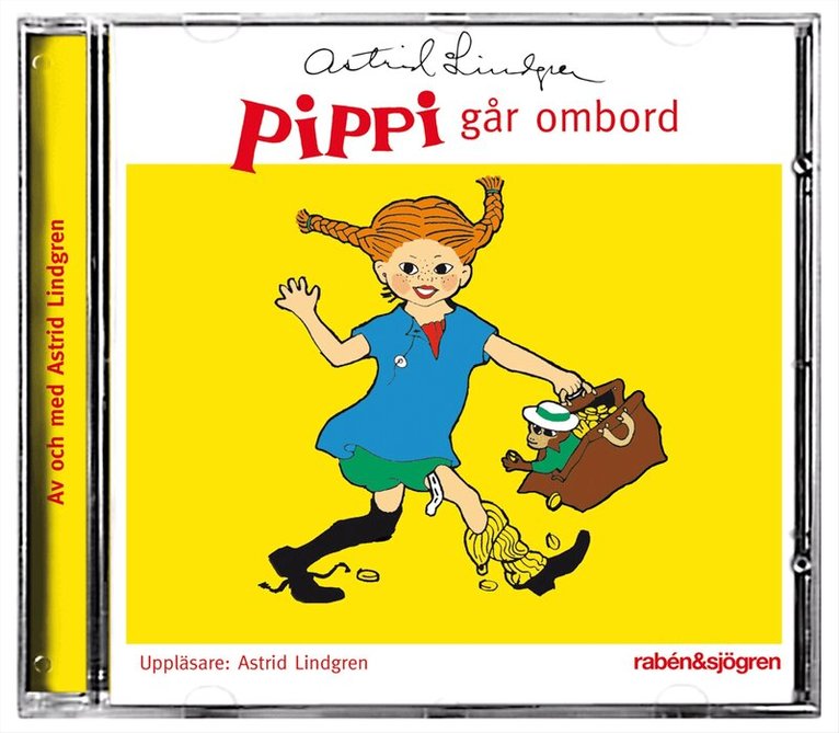Astrid Lindgren - Pippi går ombord, CD-bok