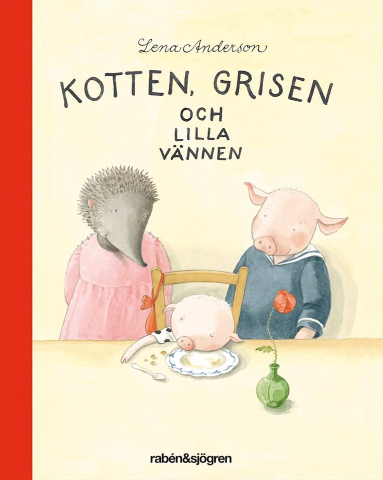 Lena Anderson - Kotten, Grisen och lilla vännen - Minibok, Kartonnage