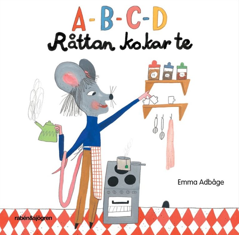 Emma Adbåge - A-b-c-d råttan kokar te, Kartonnage
