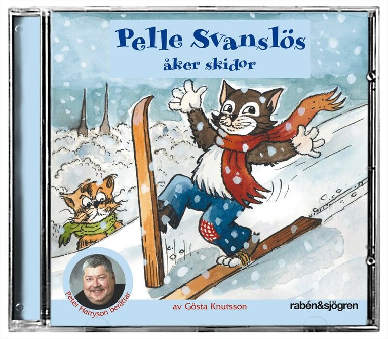 Gösta Knutsson - Pelle Svanslös åker skidor, CD-bok