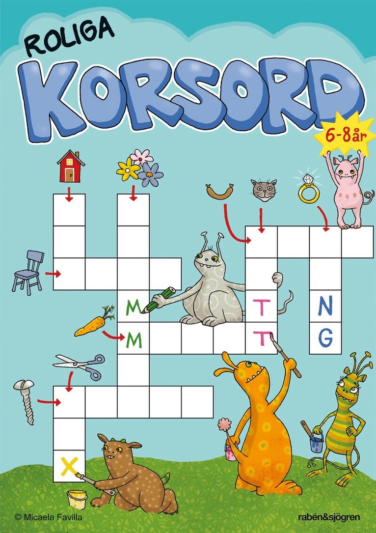 Micaela Favilla - Roliga korsord  6-8 år, Övrigt