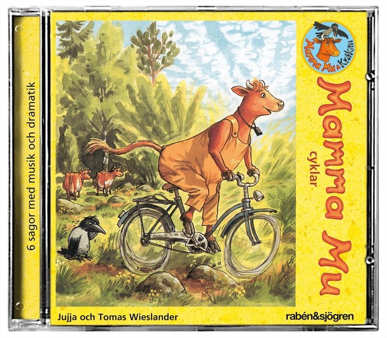 Jujja Wieslander - Mamma Mu cyklar, CD-bok
