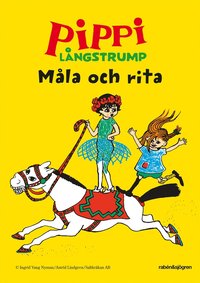 e-Bok Pippi Långstrump Måla och rita