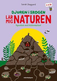 e-Bok Djuren i skogen lär mig om naturen  Pysselbok med klistermärken