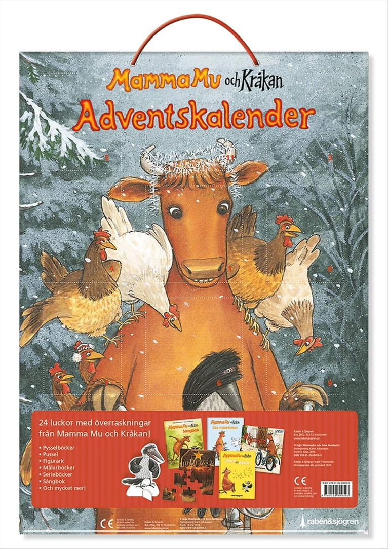 Jujja Wieslander - Mamma Mu och Kråkans Adventskalender, Häftad