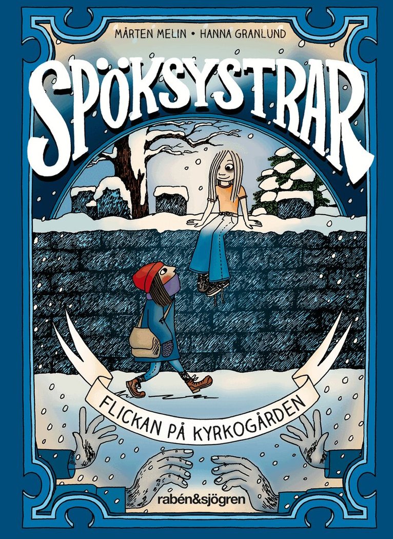 Mårten Melin - Flickan på kyrkogården, Inbunden
