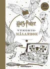 e-Bok Harry Potter Vykorts målarbok