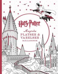 e-Bok Harry Potter Magiska platser och varelser Målarbok