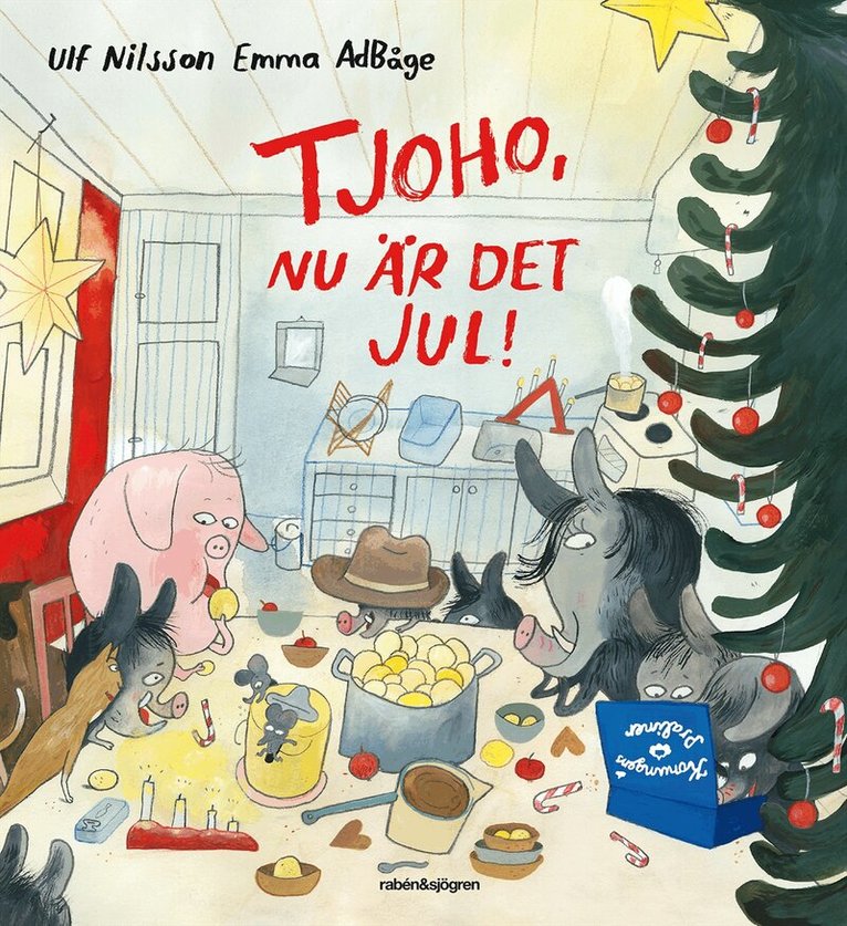 Ulf Nilsson, Emma Adbåge - Tjoho, nu är det jul!, Inbunden