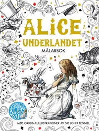 e-Bok Alice i Underlandet Målarbok