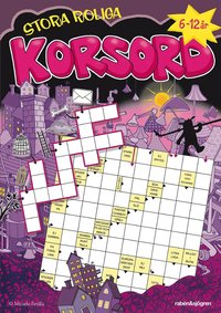 e-Bok Stora roliga korsord  6 12 år <br />                        Spel