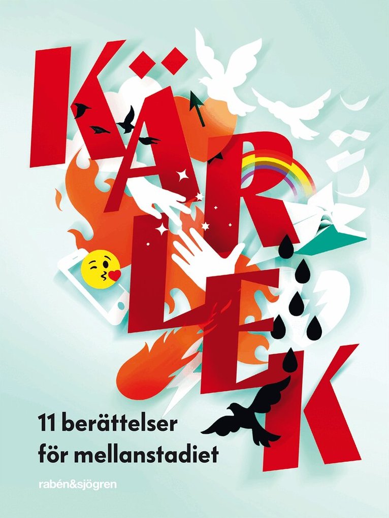 Kärlek : 11 berättelser för mellanstadiet, Häftad