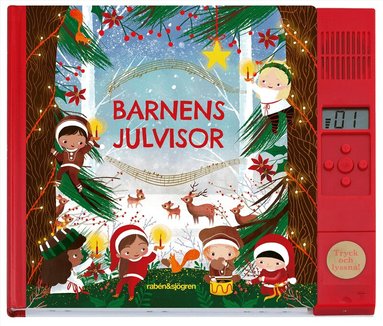 Barnens julvisor : med ljudmodul, Inbunden