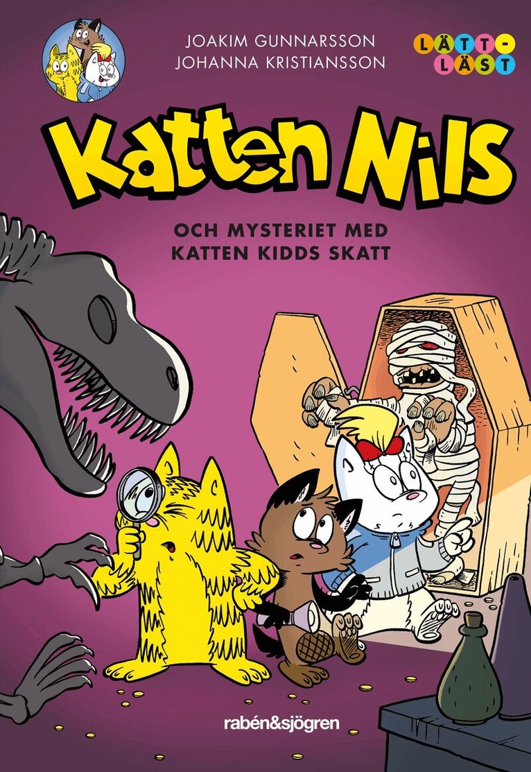 Joakim Gunnarsson, Johanna Kristiansson - Katten Nils och mysteriet med Katten Kidds skatt, Inbunden