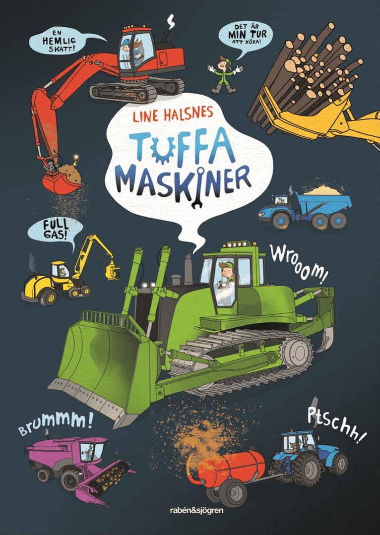 Line Halsnes - Tuffa maskiner, E-bok