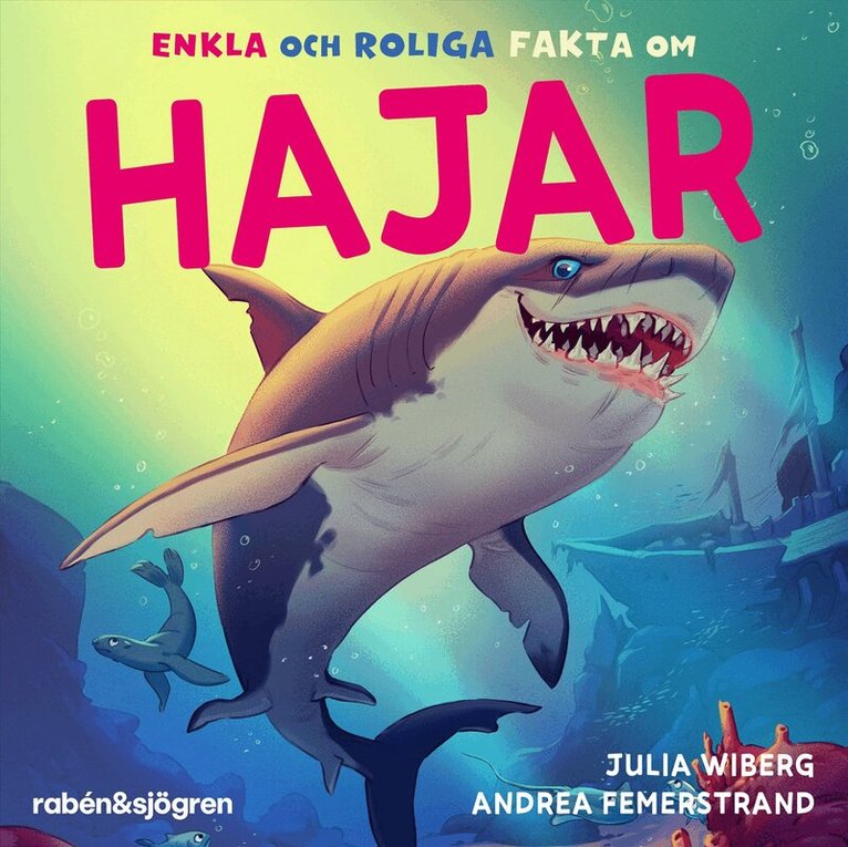Julia Wiberg - Enkla och roliga fakta om hajar, Ljudbok