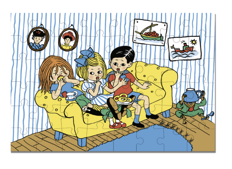 Pussel 48 bitar Pippi Långstrump, Övrigt