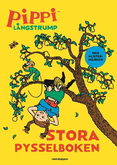 Astrid Lindgren - Pippi Långstrump - Stora pysselboken : med klistermärken, Häftad