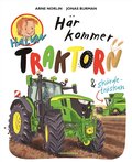 H�r kommer traktorn och sk�rdetr�skan