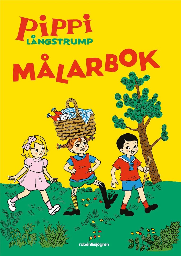 Astrid Lindgren - Pippi Långstrump målarbok, Häftad