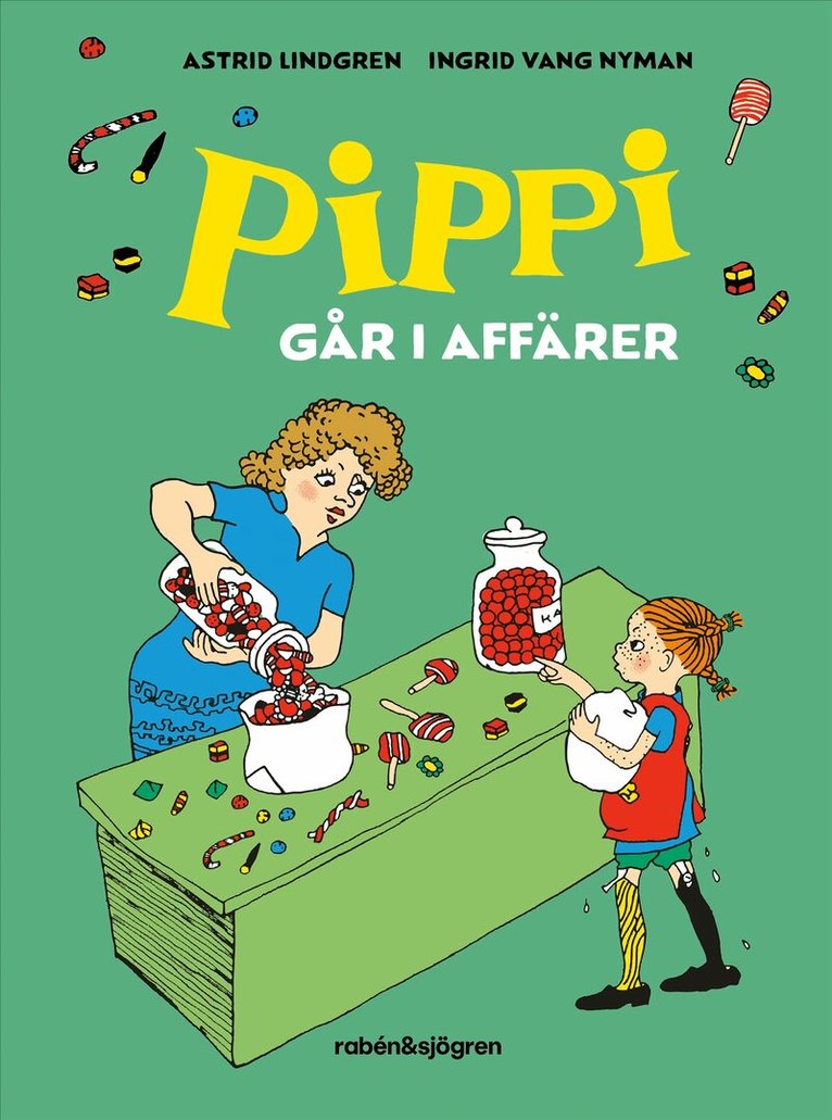 Astrid Lindgren - Pippi går i affärer, Inbunden