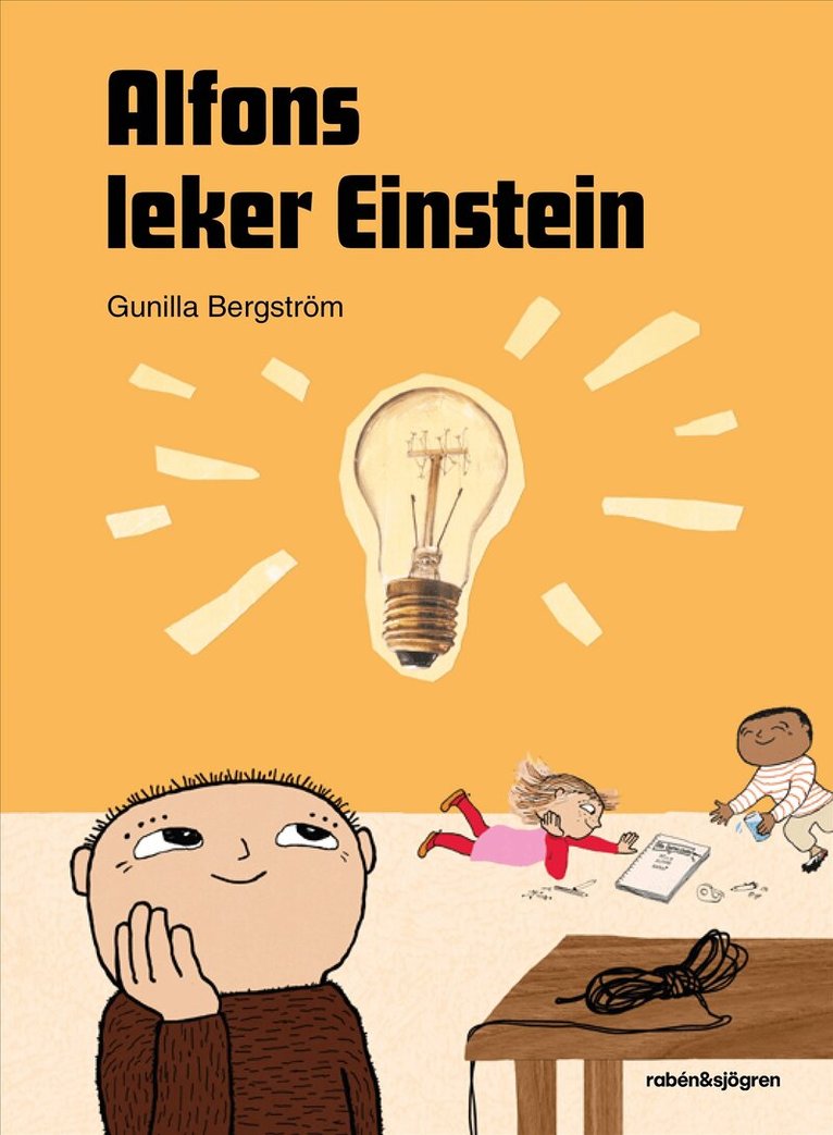 Gunilla Bergström - Alfons leker Einstein, Inbunden