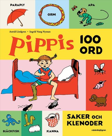 Astrid Lindgren - Pippis 100 ord, saker och klenoder, Kartonnage
