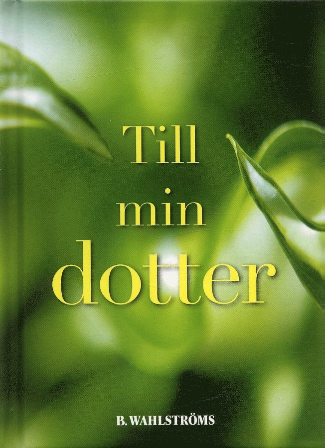 Till min dotter, Kartonnage