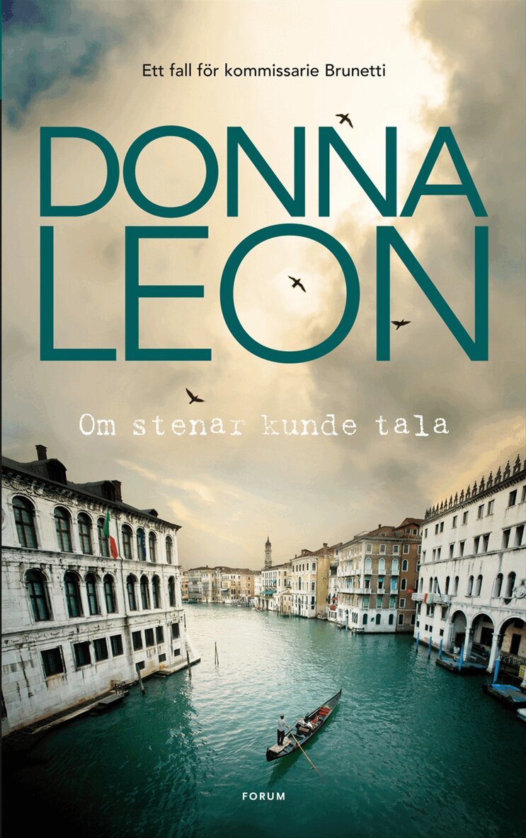 Donna Leon - Om stenar kunde tala, Inbunden