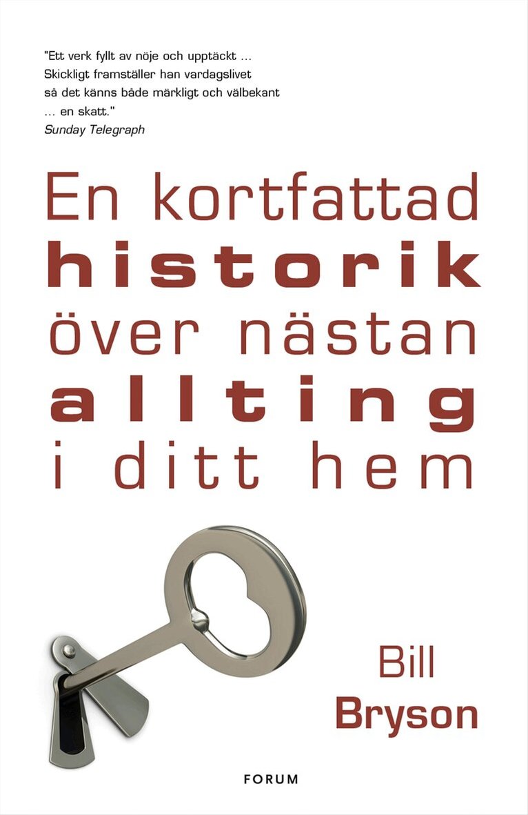 Bill Bryson - En kortfattad historik över nästan allting i ditt hem, Inbunden