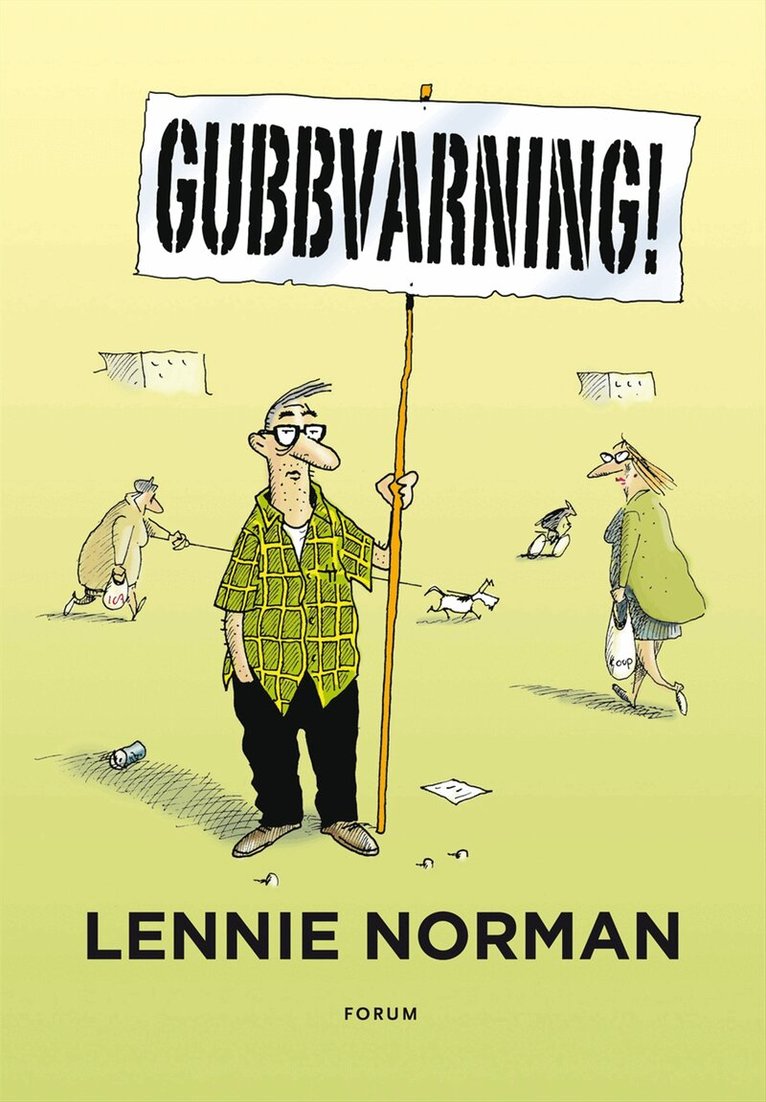 Lennie Norman - Gubbvarning!, Inbunden