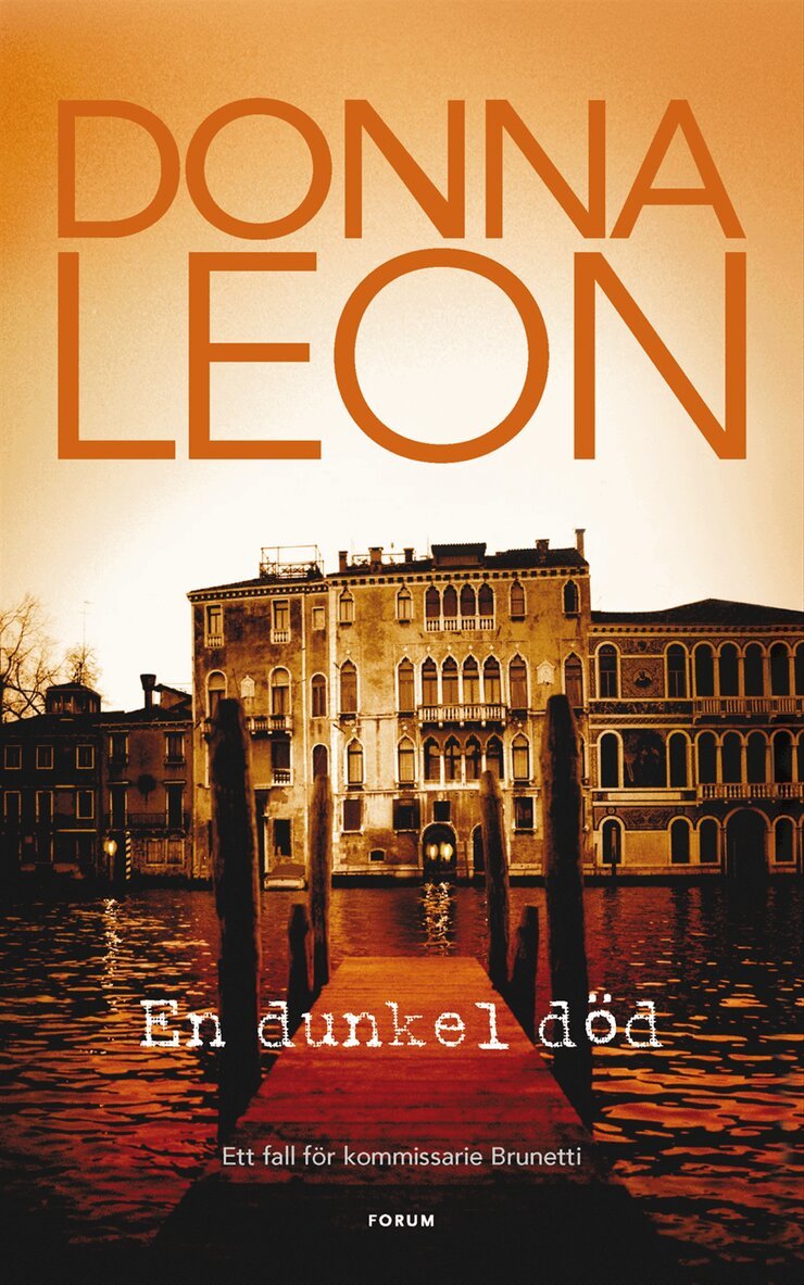 Donna Leon - En dunkel död, Inbunden