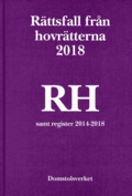 Rttsfall frn hovrtterna. rsbok 2018 (RH)