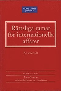 e-Bok Rättsliga ramar för internationella affärer  En översikt