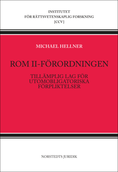 Rom II-förordningen : tillämplig lag för utomobligatoriska förpliktelser