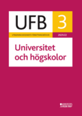 UFB 3 Universitet och högskolor 2021/22