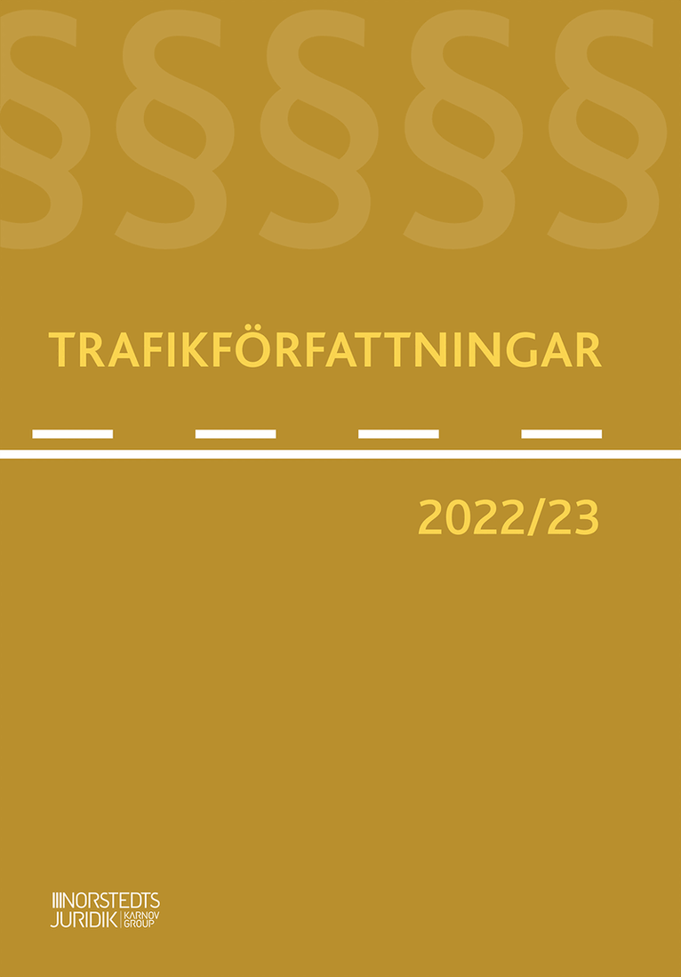 Erik Olsson - Trafikförfattningar 2022/23, Häftad