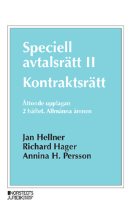 Speciell avtalsrtt II : kontraktsrtt, Andra hftet - Allmnna mnen