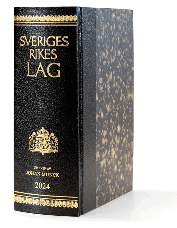 Sveriges Rikes Lag 2024 skinnband, Inbunden