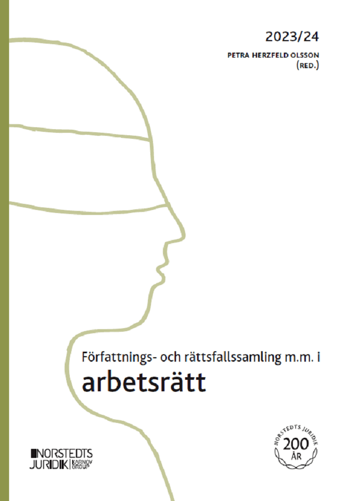 Författnings- och rättsfallssamling m.m. i arbetsrätt, Häftad