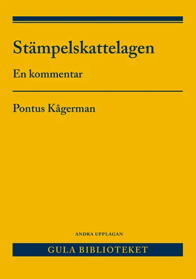 Stämpelskattelagen : en kommentar