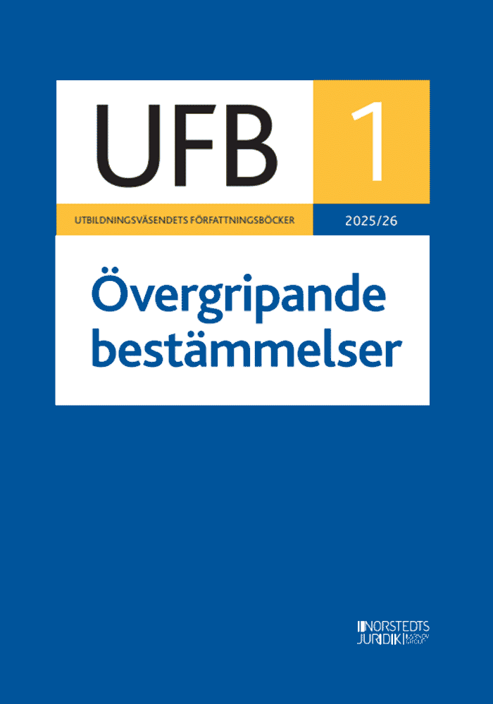 UFB 1 Övergripande bestämmelser : 2025/26, Häftad