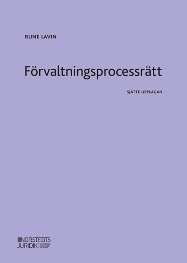 Rune Lavin - Förvaltningsprocessrätt, Häftad