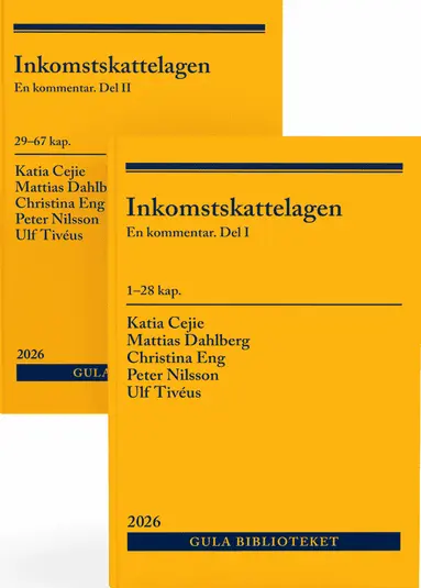 Inkomstskattelagen : en kommentar. Del I och del II