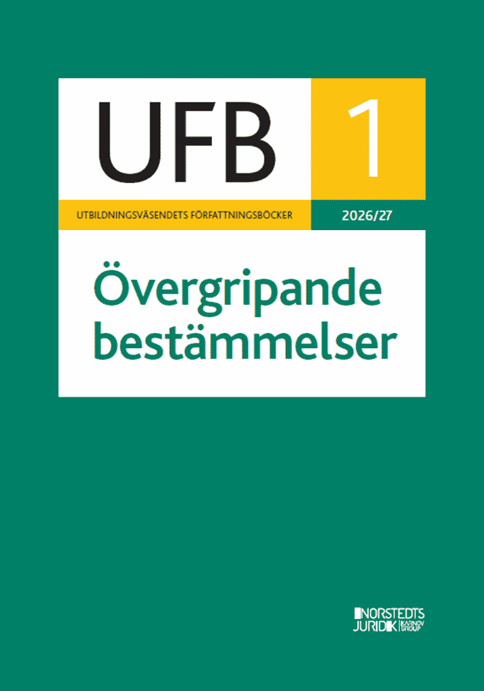 UFB 1 Övergripande bestämmelser : 2026/27, Häftad. Tillgänglighet: Kommande